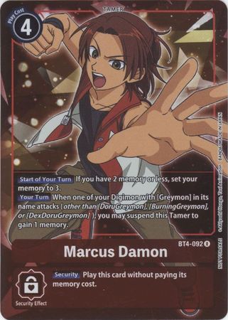 Marcus Damon BT4-092 Box Topper-Kantocards