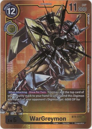 WarGreymon BT4-048 (Arte Alterno)-Kantocards