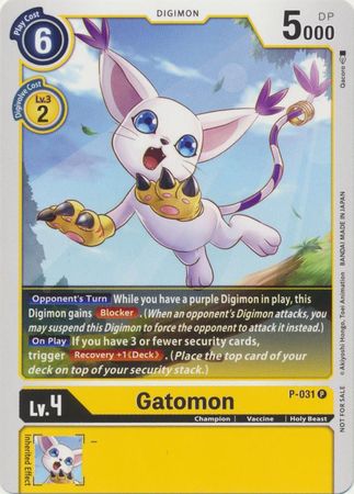 Gatomon P-031-Kantocards