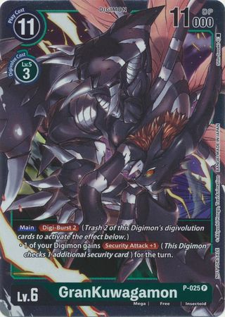 GranKuwagamon (PROMO) P-025-Kantocards