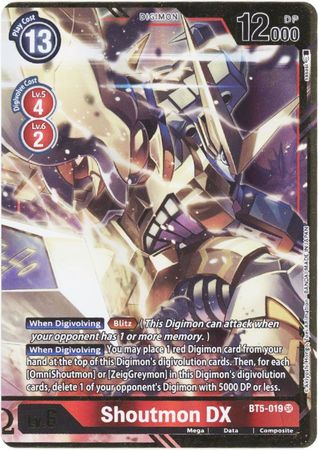 Shoutmon DX BT5-019 (Arte Alterno)-Kantocards