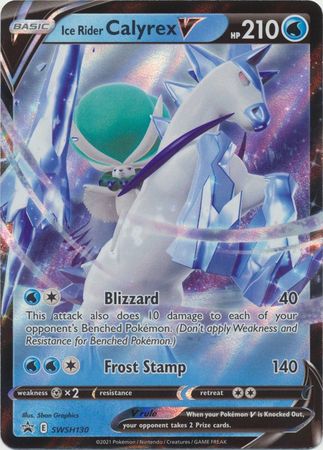 Ice Rider Calyrex V SWSH130-Kantocards