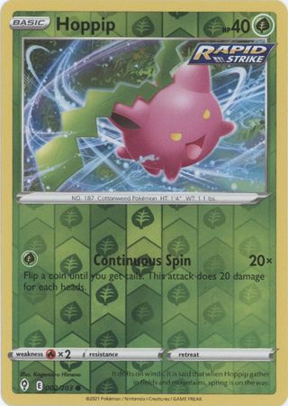 Hoppip 002/203 Reverse Holo-Kantocards
