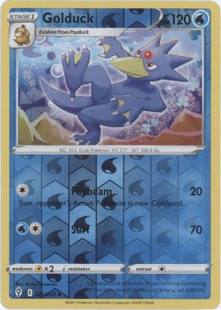 Golduck 025/203 Reverse Holo-Kantocards