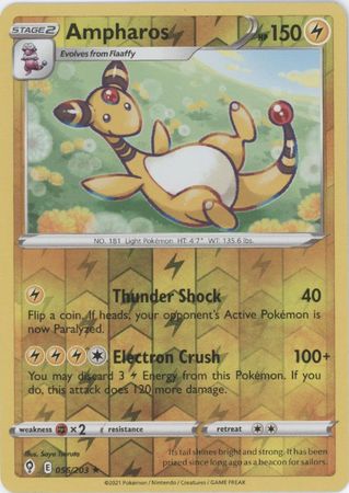 Ampharos 056/203 Reverse Holo-Kantocards