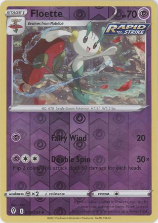 Floette 072/203 Reverse Holo-Kantocards