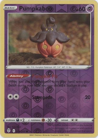Pumpkaboo 076/203 Reverse Holo-Kantocards