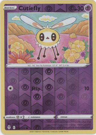 Cutiefly 078/203 Reverse Holo-Kantocards