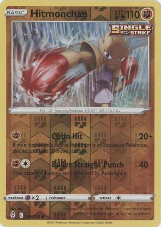 Hitmonchan 081/203 Reverse Holo-Kantocards