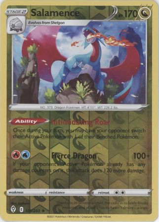 Salamence 109/203 Reverse Holo-Kantocards