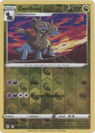 Zweilous 114/203 Reverse Holo-Kantocards