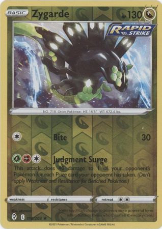 Zygarde 118/203 Reverse Holo-Kantocards