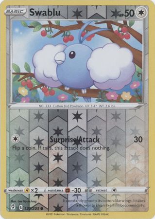Swablu 132/203 Reverse Holo-Kantocards