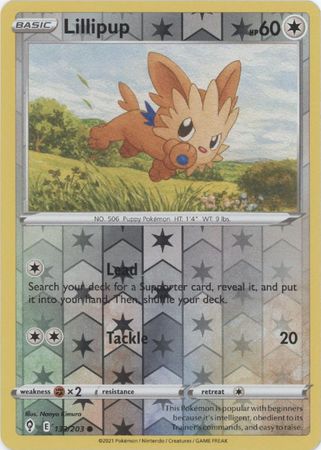 Lillipup 133/203 Reverse Holo-Kantocards