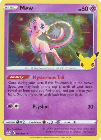 Mew 011/025 Holo - Español-Kantocards