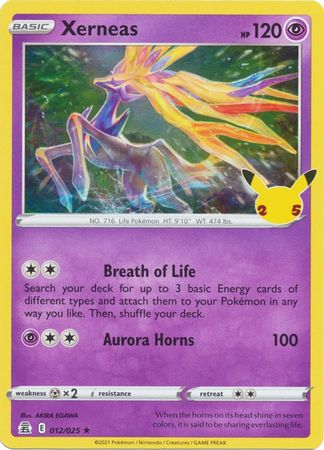 Xerneas 012/025 Holo-Kantocards