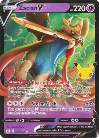 Zacian V 016/025-Kantocards