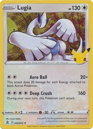 Lugia 022/025 Holo-Kantocards
