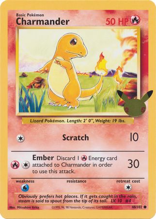 Carta Jumbo Charmander-Kantocards