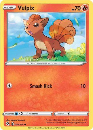 Vulpix 029/264 - Reverse Holo-Kantocards
