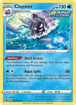 Cloyster 051/264 - Reverse Holo-Kantocards