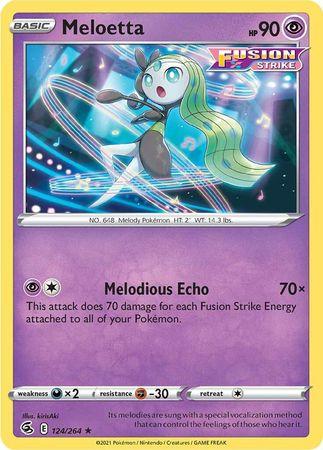 Meloetta 124/264 - Reverse Holo-Kantocards