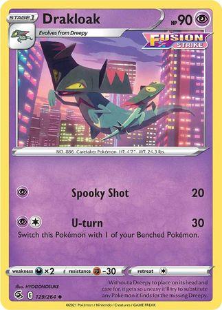 Drakloak 129/264 - Reverse Holo-Kantocards