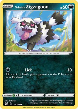 Galarian Zigzagoon 159/264-Kantocards
