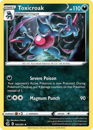 Toxicroak 166/264-Kantocards
