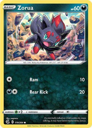 Zorua 170/264 - Reverse Holo-Kantocards