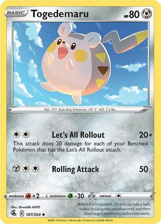 Togedemaru 187/264-Kantocards