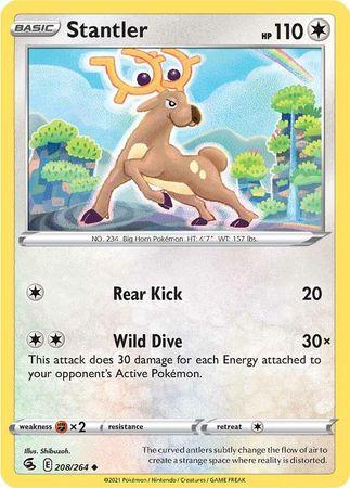 Stantler 208/264 - Reverse Holo-Kantocards