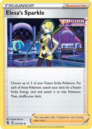 Elesa's Sparkle 233/264-Kantocards