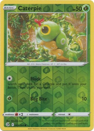 Caterpie 001/264 - Reverse Holo-Kantocards
