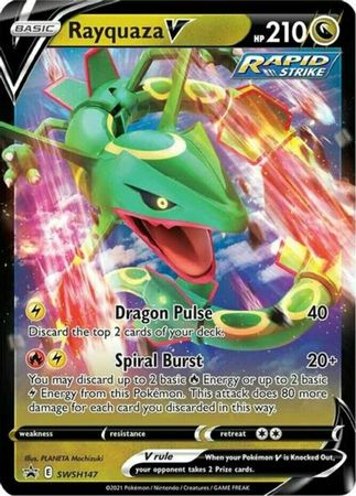 Rayquaza V SWSH147-Kantocards