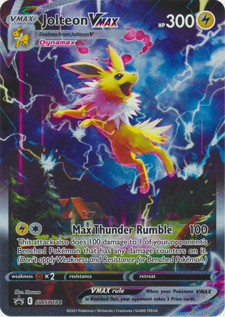 Jolteon Vmax - SWSH184 - JUMBO-Kantocards