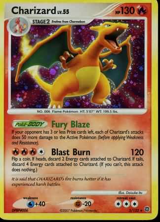 Charizard 3/132-Kantocards