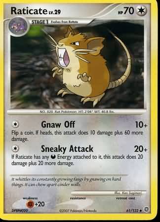 Raticate 61/132-Kantocards