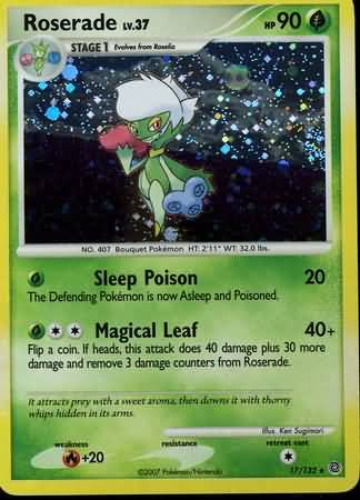 Roserade 17/132-Kantocards