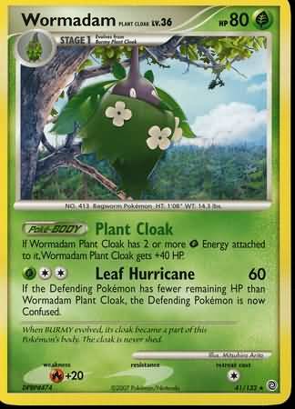 Wormadam Plant Cloak 41/132-Kantocards