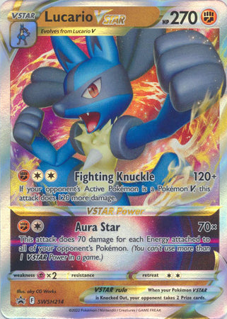 Lucario VSTAR SWSH214-Kantocards
