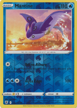 Mantine 034/189 Reverse Holo-Kantocards