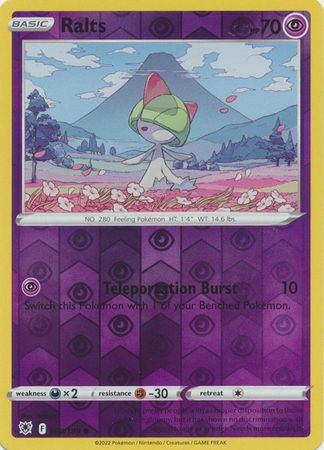 Ralts 060/189 Reverse Holo-Kantocards