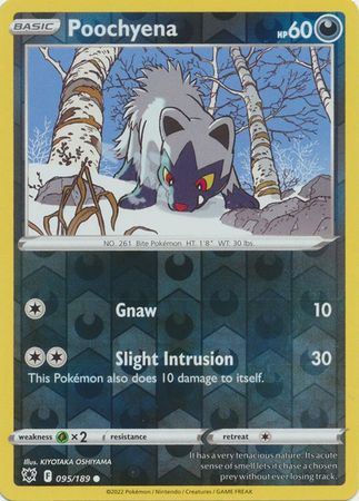 Poochyena 095/189 Reverse Holo-Kantocards