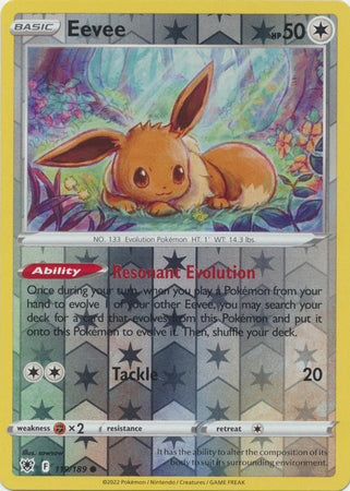 Eevee 119/189 Reverse Holo-Kantocards
