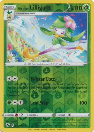 Hisuian Lilligant 016/189 Reverse Holo-Kantocards
