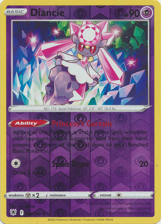 Diancie 068/189 Reverse Holo-Kantocards