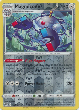 Magnezone 107/189 Reverse Holo-Kantocards
