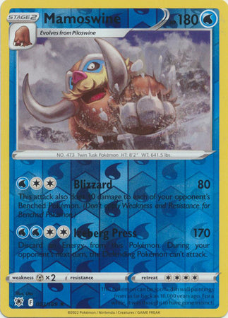 Mamoswine 033/189 Reverse Holo-Kantocards