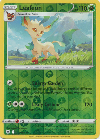 Leafeon 013/189 Reverse Holo-Kantocards